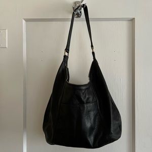 Black Pebble Leather Purse - American Leather Co
